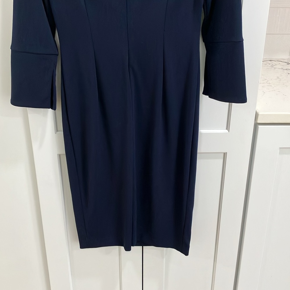 Calvin Klein Women's Solid Navy Blue Polyester Fo… - image 6